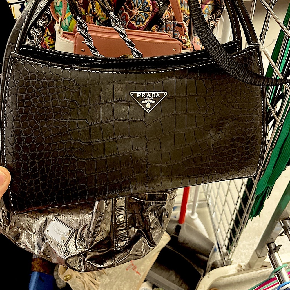 Prada black handbag